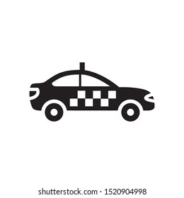 taxi icon vector symbol template