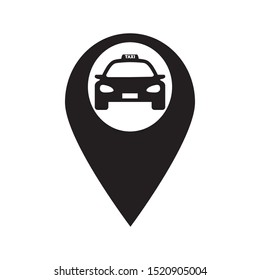 taxi icon vector symbol template