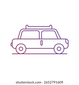 ícone de táxi com fundo branco vetor ilustração stock