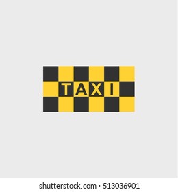 Taxi icon,flat design