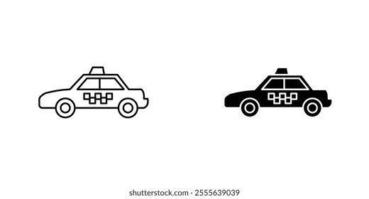 Taxi icons for app and websites.