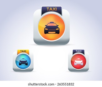 Taxi Icons Set