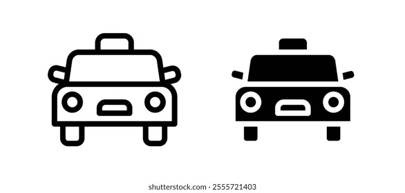 Taxi icons for web ui designs