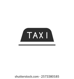 Taxi lamp icon web design in vector