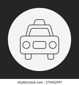 taxi line icon
