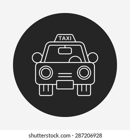 taxi line icon