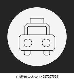 taxi line icon