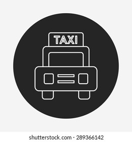 taxi line icon
