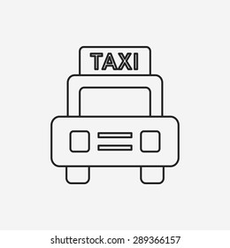 taxi line icon