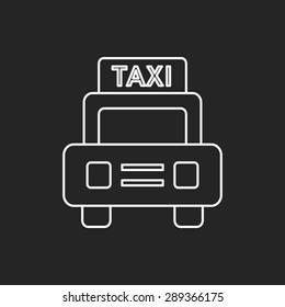 taxi line icon