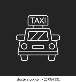 taxi line icon