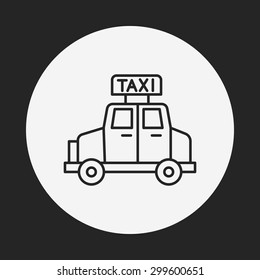 taxi line icon