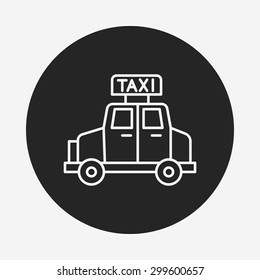 taxi line icon