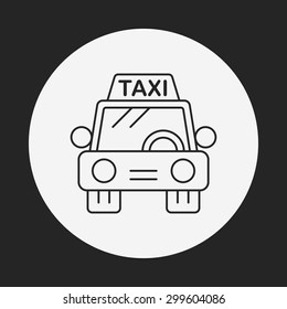 taxi line icon