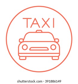 Taxi Linie Symbol.