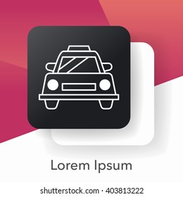taxi line icon