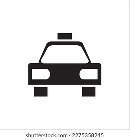 taxi line vector new icon