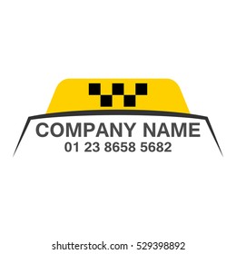 Taxi logo design template