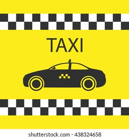 Taxi logo. Taxi new york. Vector illustration