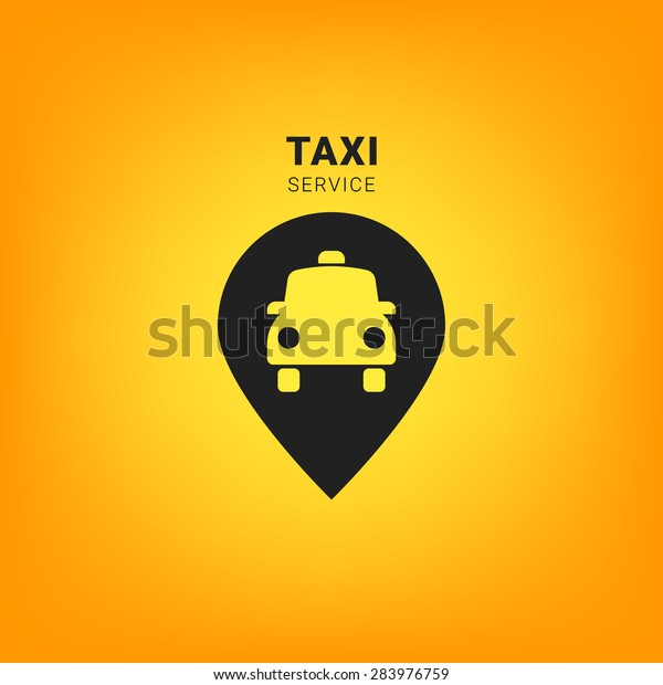Taxi logo. Public transport\
symbol