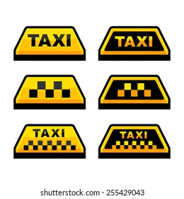 Taxi Logo Set