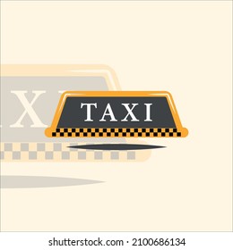taxi logo simple vector illustration template icon graphic design. transport sign or symbol for company