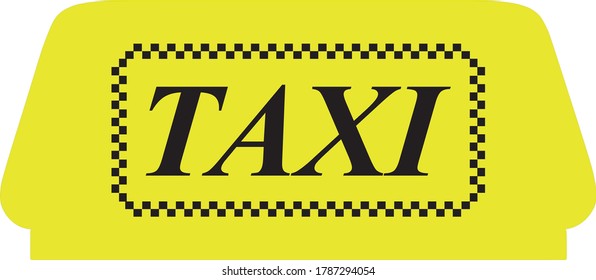 diseño vectorial de logotipo de taxi
de fondo. Ilustración vectorial.