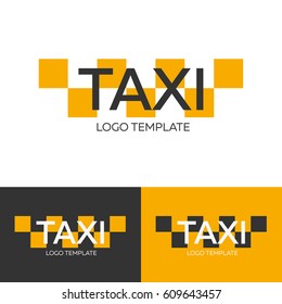Taxi logo. Vector logo template. Logotype concept