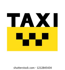 taxi mark design logo vector illustration