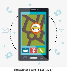 taxi mobile app map location