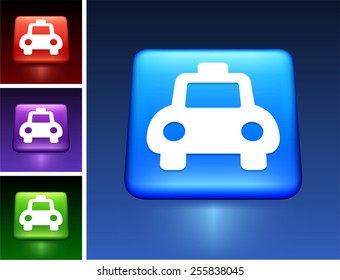 Taxi on Blue Square Button