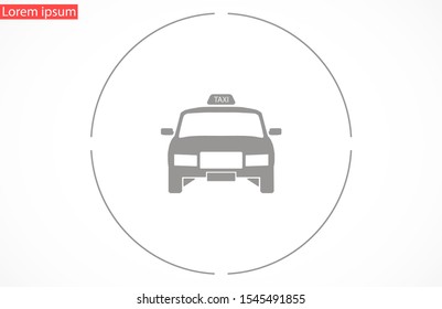 Taxi Parking vector icon. Taxi Parking badge. call Taxi Parkingicon.Taxi Parkingfor trips icon. 10 eps. Lorem Ipsum.