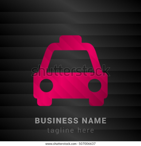 Taxi Pink\
and black silk fashion premium icon /\
Logo