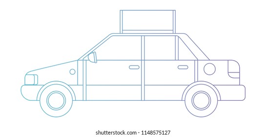 taxi public service icon