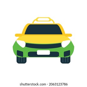 taxi public service vector icon