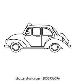Taxi retro vehicle