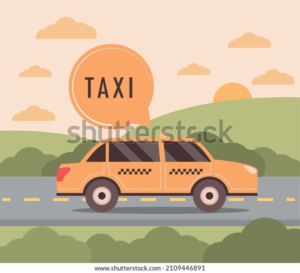 taxi route landscape\
public service
