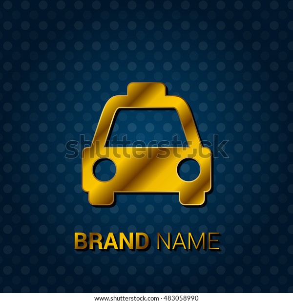 Taxi Royal Golden & Blue Metallic Premium\
Corporate Logo / Icon