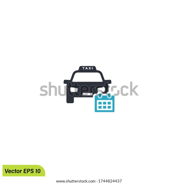 \
taxi schedule\
icon illustration vector eps\
10
