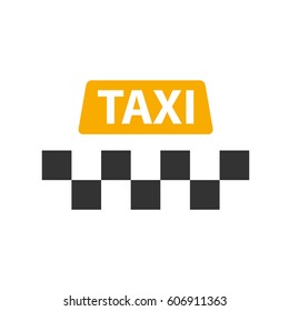 Taxi service. Taxi banner. Vector flat illustration