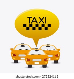 Taxi service design over white background, vector illustration.