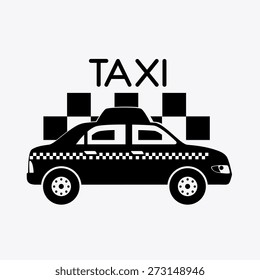 Taxi service design over white background, vector illustration.