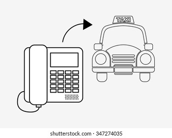 taxi service design, vector illustration eps10 graphic 