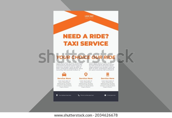 taxi service flyer design template. taxi cab\
poster leaflet design template. a4 template, brochure design,\
cover, flyer, poster,\
print-ready