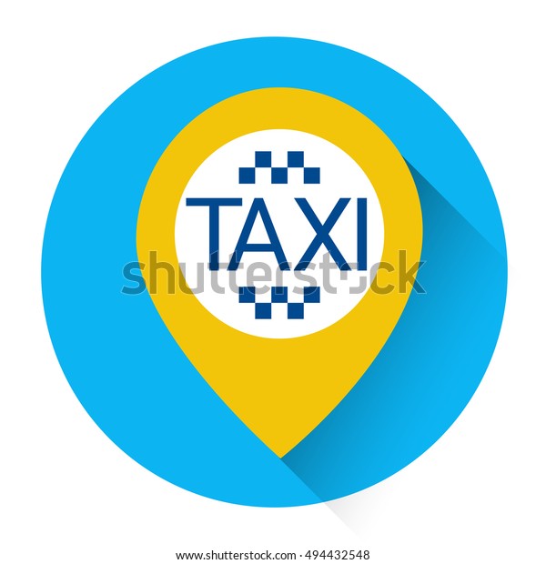 Taxi Service Icon Book Car Application
Button Flat Vector
Illustration