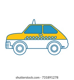 taxi service isolated icon