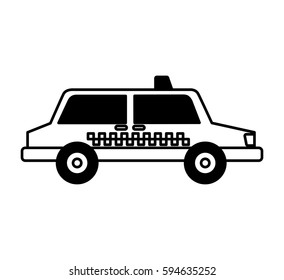 taxi service isometric icon