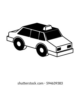 taxi service isometric icon