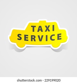 Taxi service label