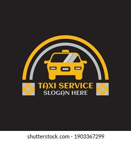 Taxi Service Logo Symbol Template